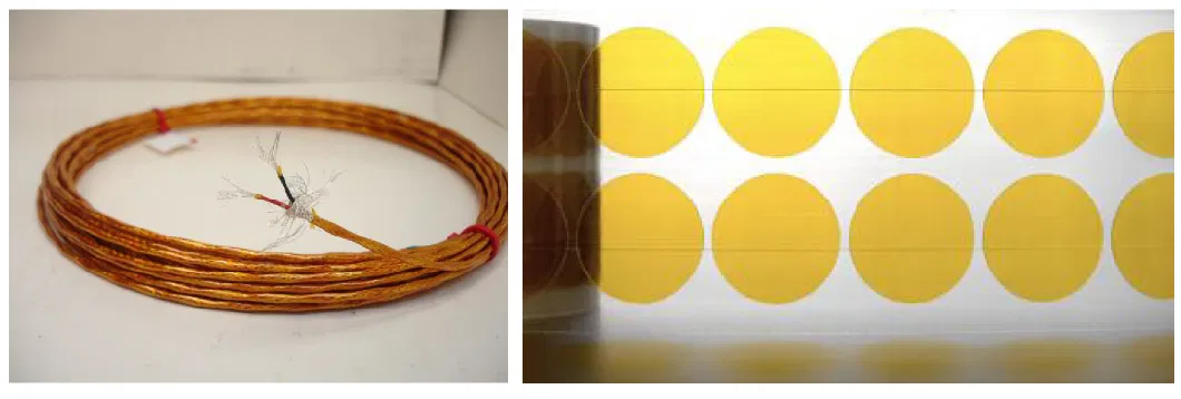 Yellow 12.5micron Polyimide Film Tape with High Break Down Voltage