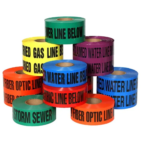 Red and White Caution Barricade Warning Tape