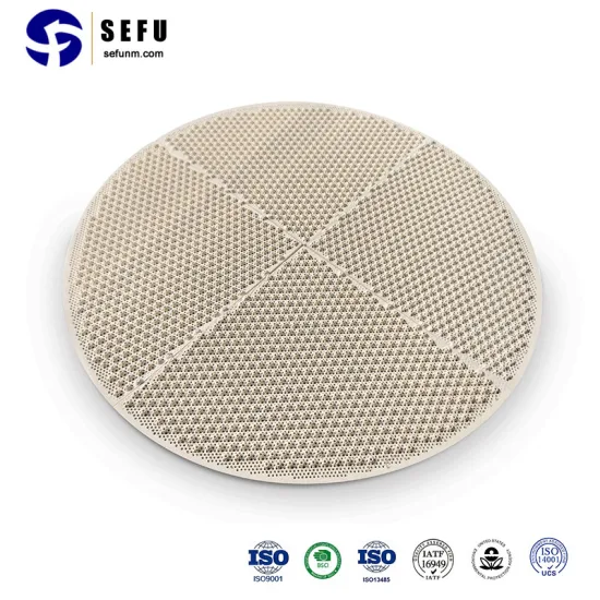 Honeycomb Ceramic Plate Manufacturer Porous Ceramics Infrared Burner Plates for Gas Heater