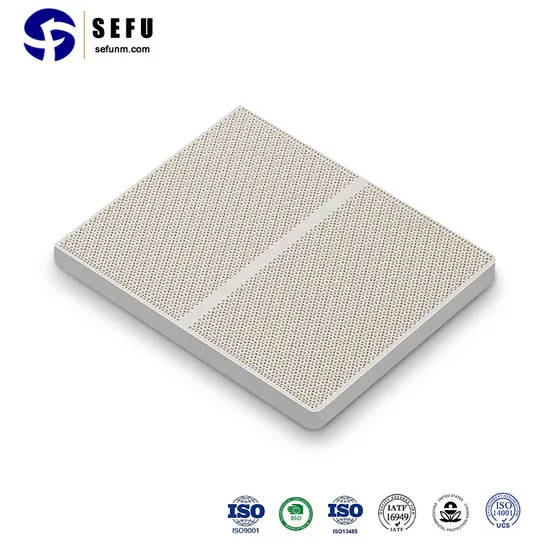 Honeycomb Ceramic Plate Manufacturer Porous Ceramics Infrared Burner Plates for Gas Heater