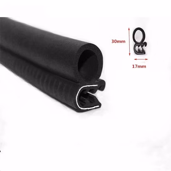 Car Door Window Rubber Composite Seal Strip U Shape EPDM Rubber Sealing Strip