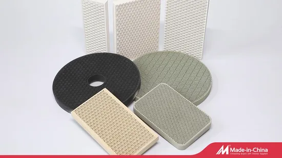 Infrared Ceramic Burner Sheet Manufacturer Porous Honeycomb Plates for Burning Stove