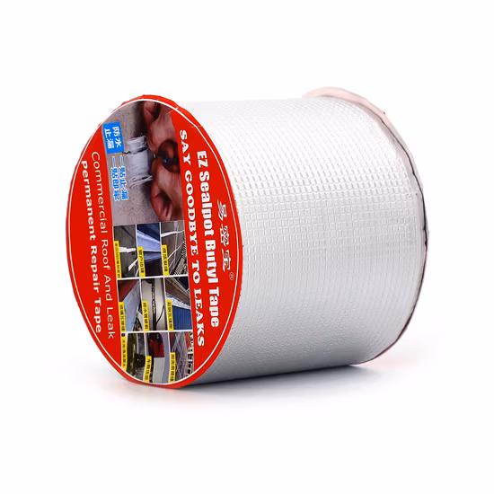 Aluminium Foil Silicone Tech Butyl Roofing Waterproof Rubber Mastic Tape