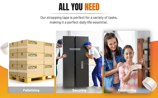 Reliable Holding Power Cross Fiberglass Filament Tape